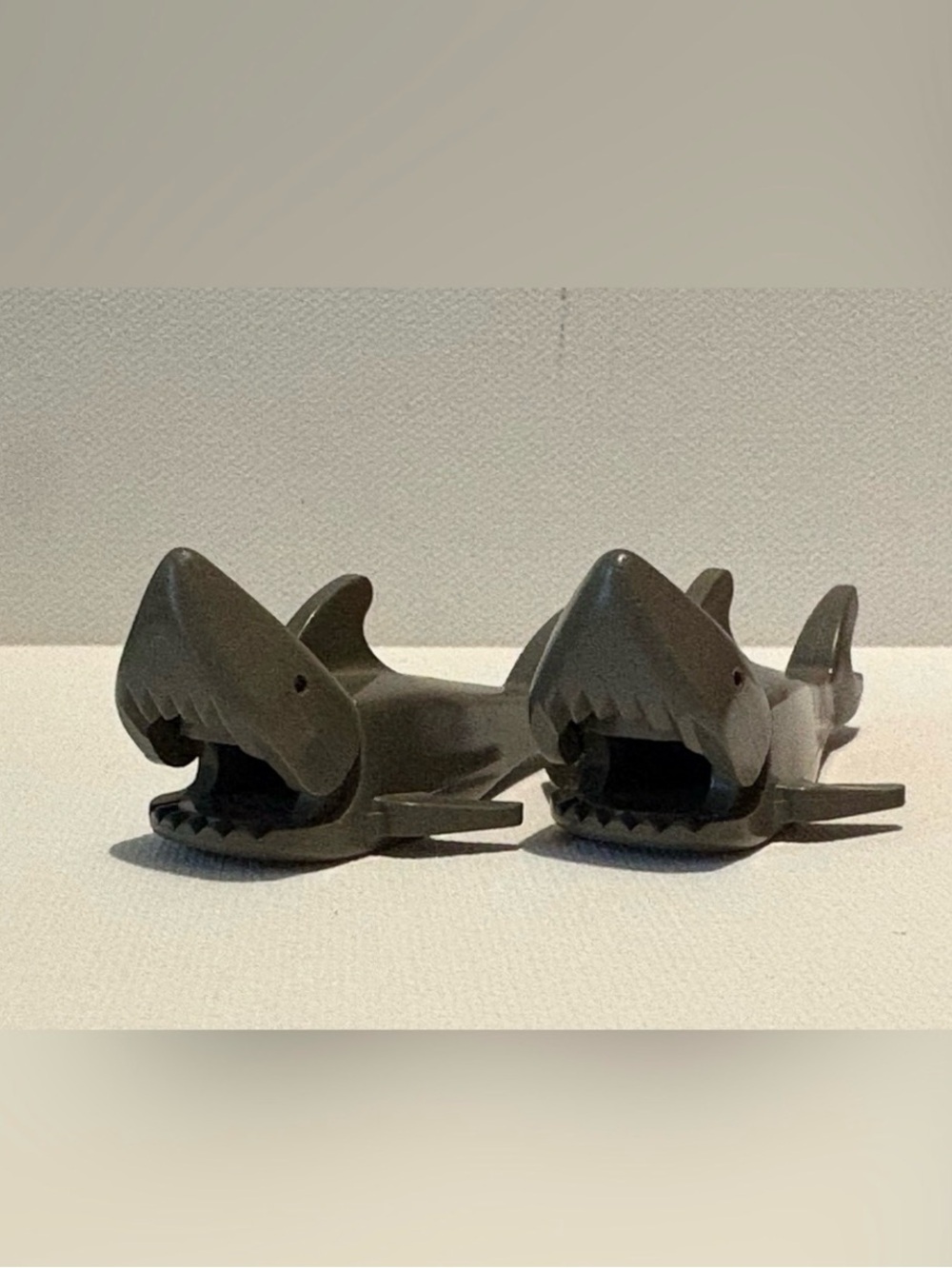 Vintage Lego Sharks Lot Of 2 Old Sea Animal #2547 Cake Topper Toy MiniFigure